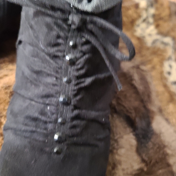 Stylish platform booties 12 W - Picture 3 of 5